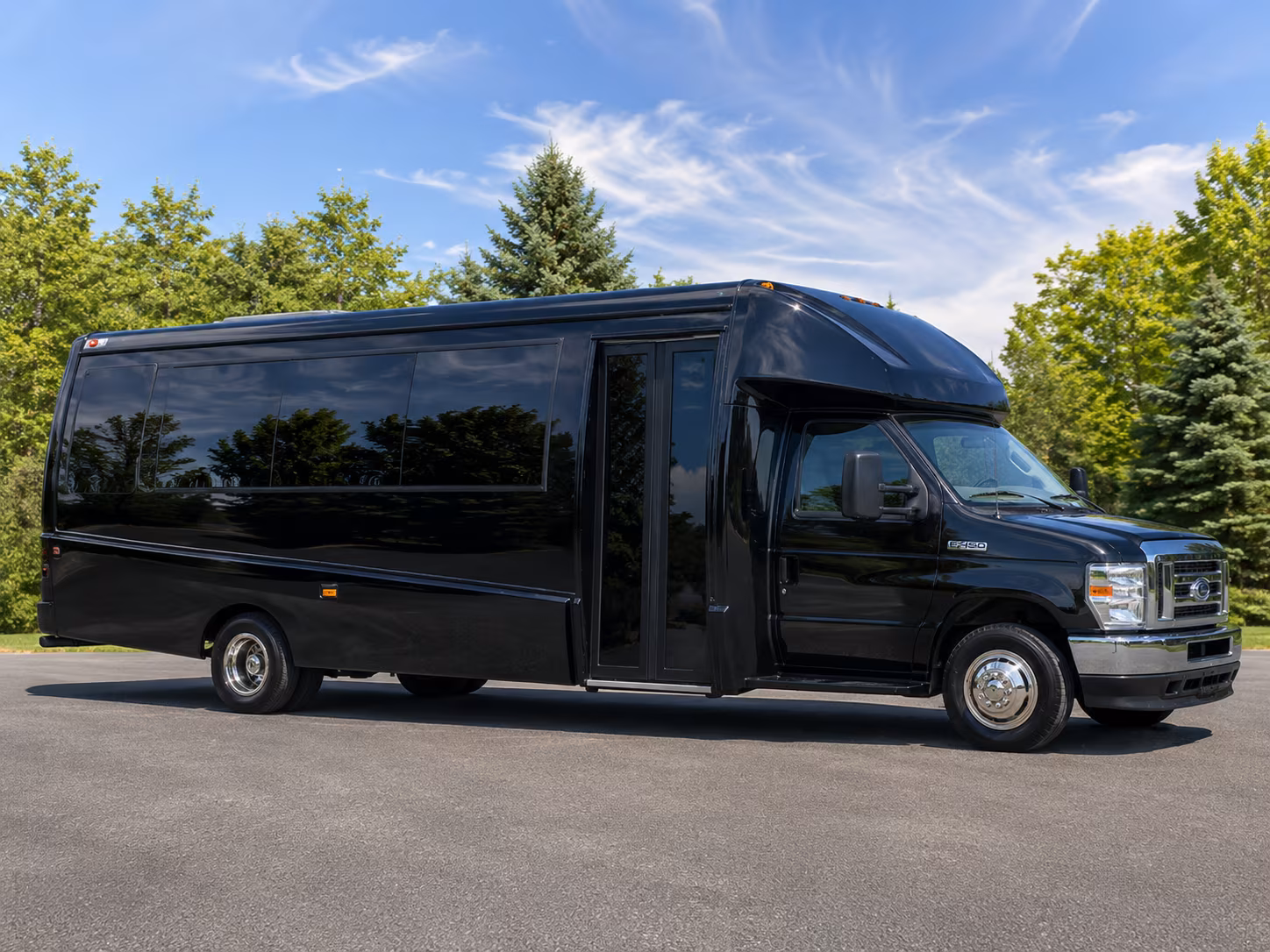 longmont event transportation on a private charter bus