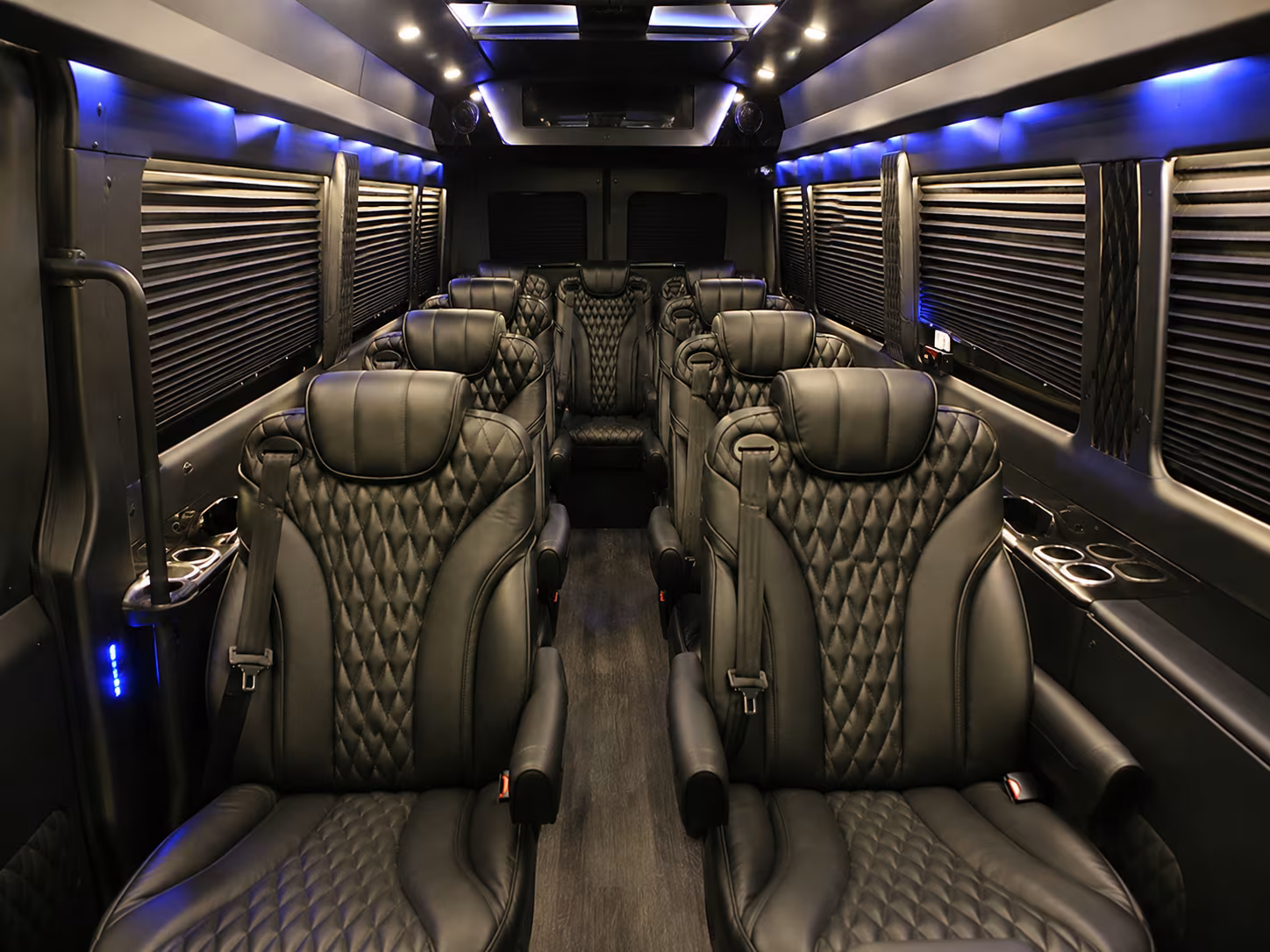 sprinter van with driver inside