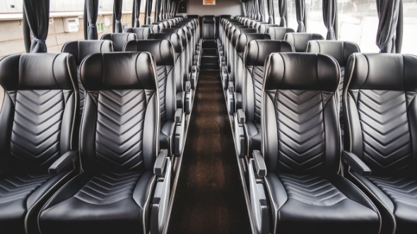 56 passenger charter bus rental aurora